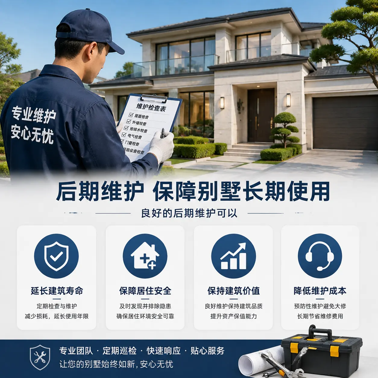 别墅建造公司推荐： 大方 施工质量的关键要素