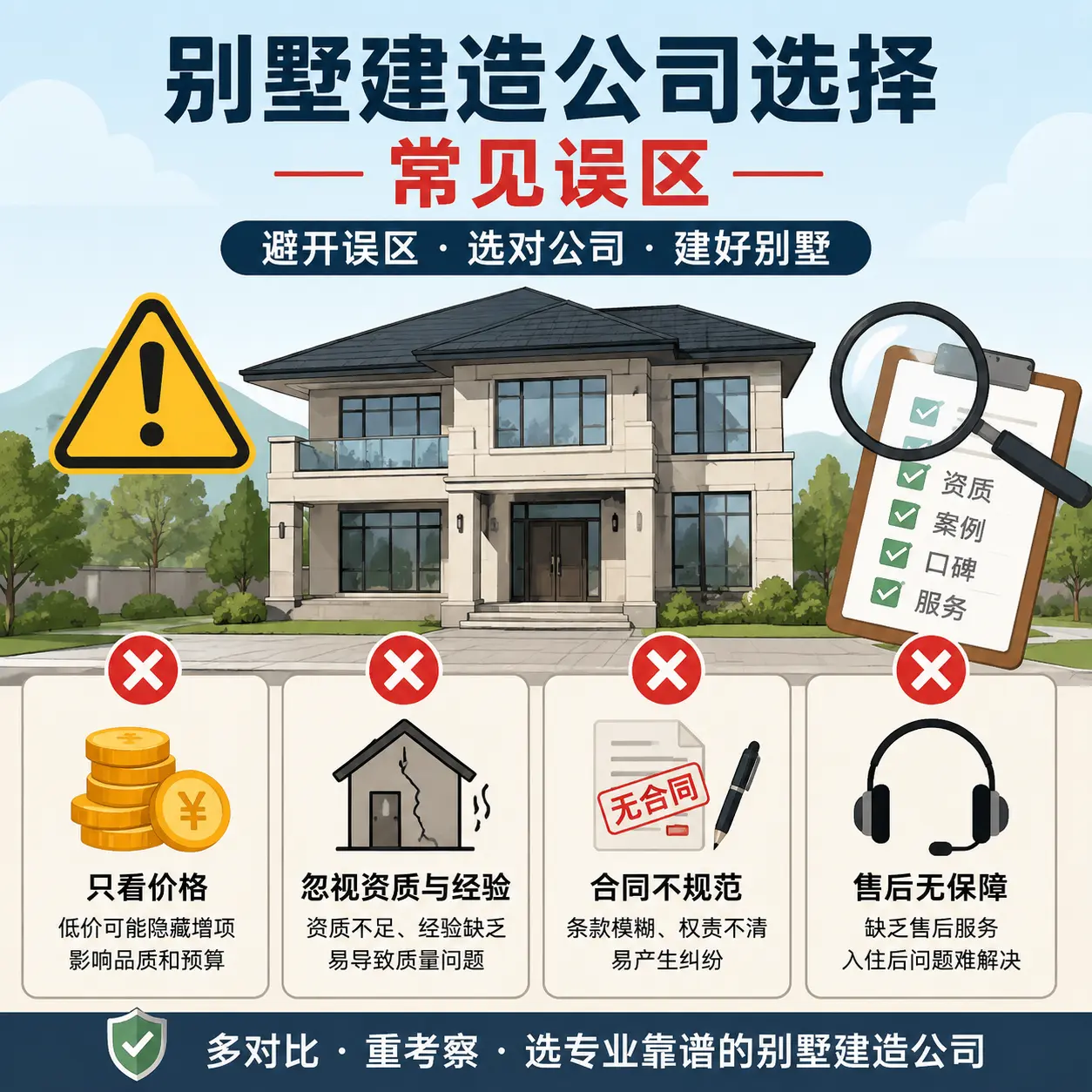 大方 别墅建造公司推荐：了解市场行情与服务内容