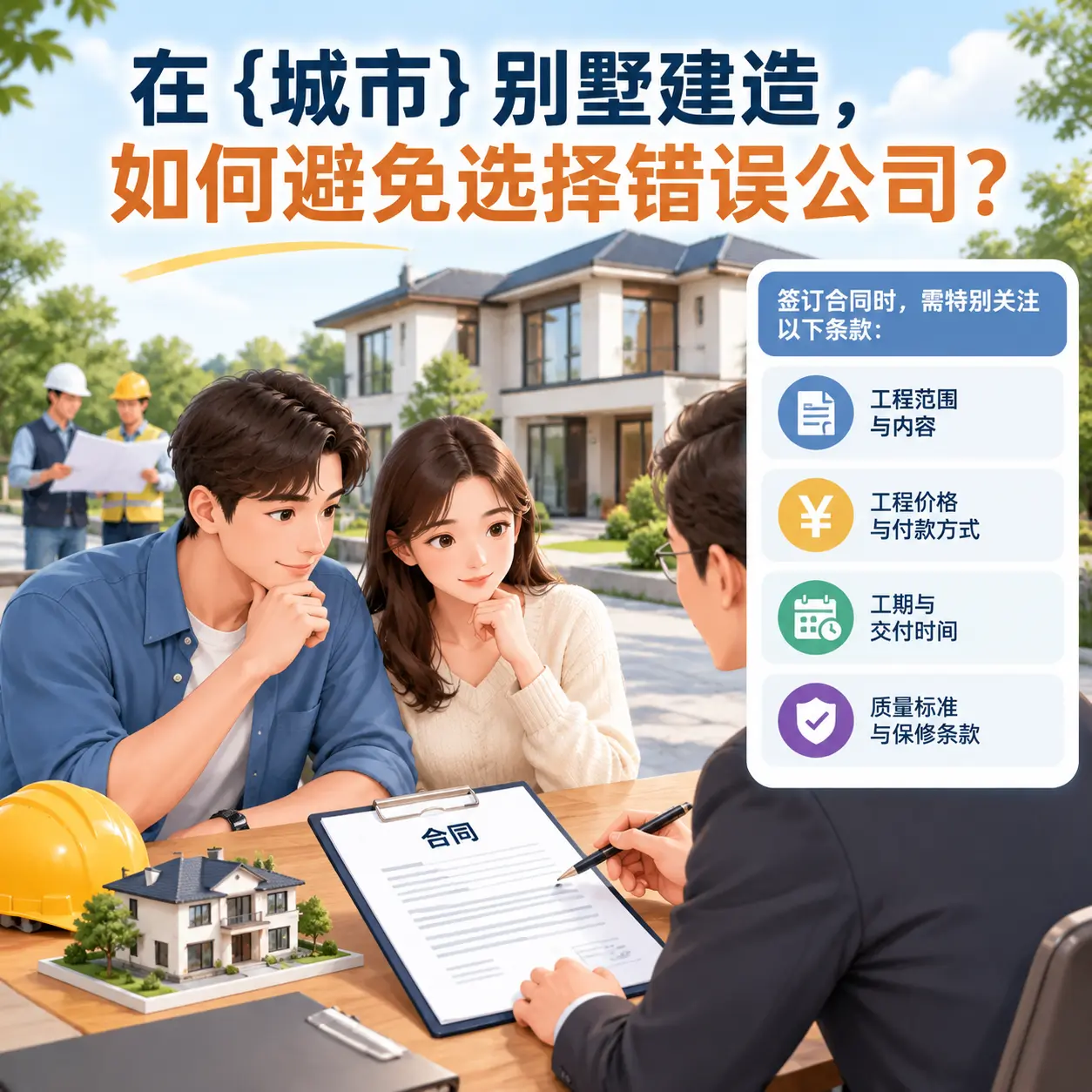 在 大方 别墅建造，如何避免选择错误公司？