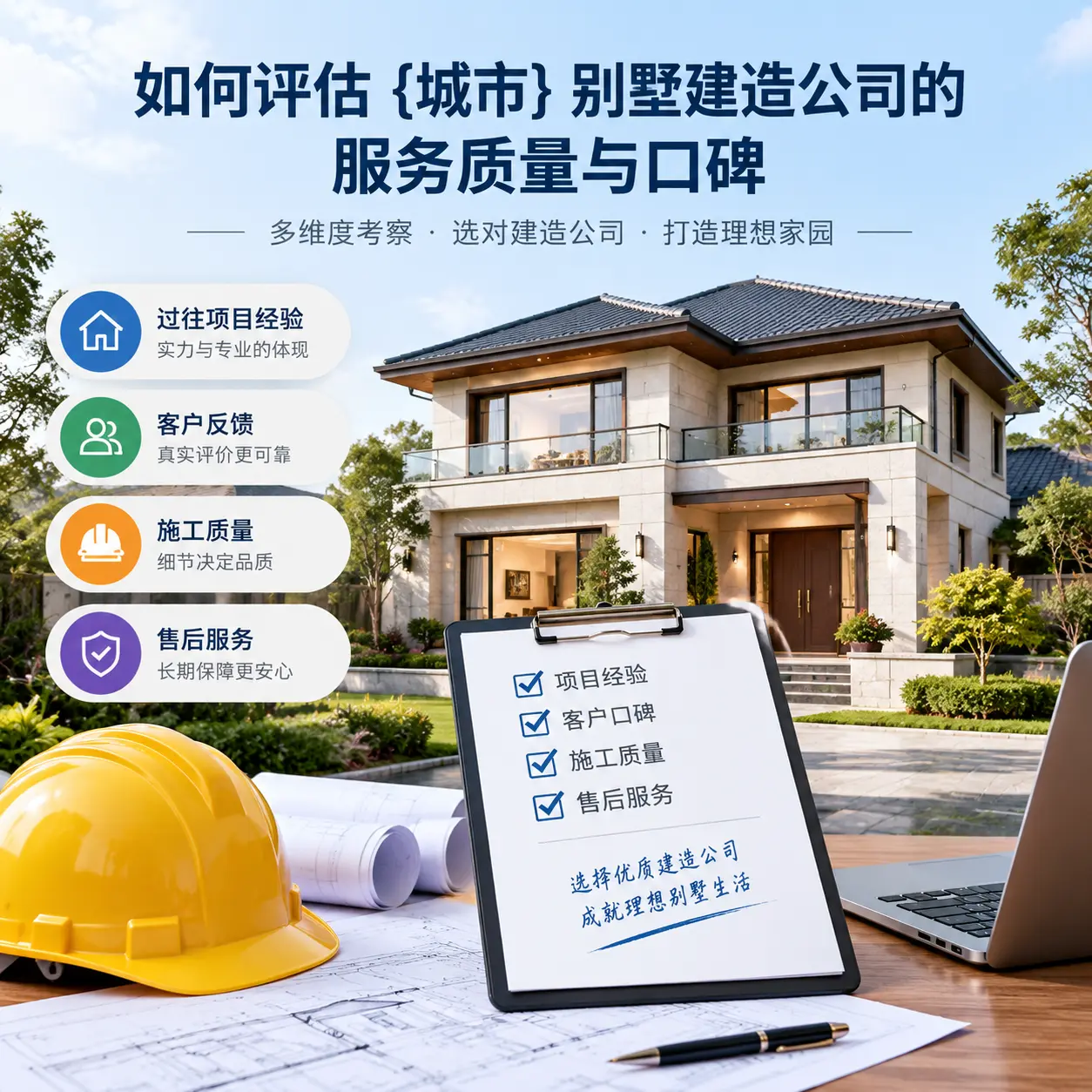 如何评估 大方 别墅建造公司的服务质量与口碑