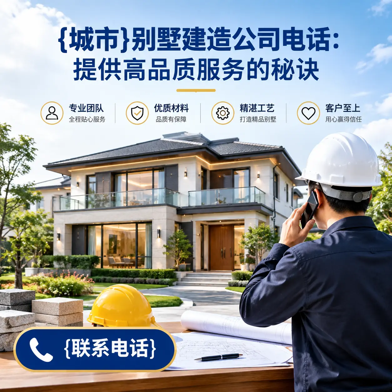 大方别墅建造公司电话：提供高品质服务的秘诀