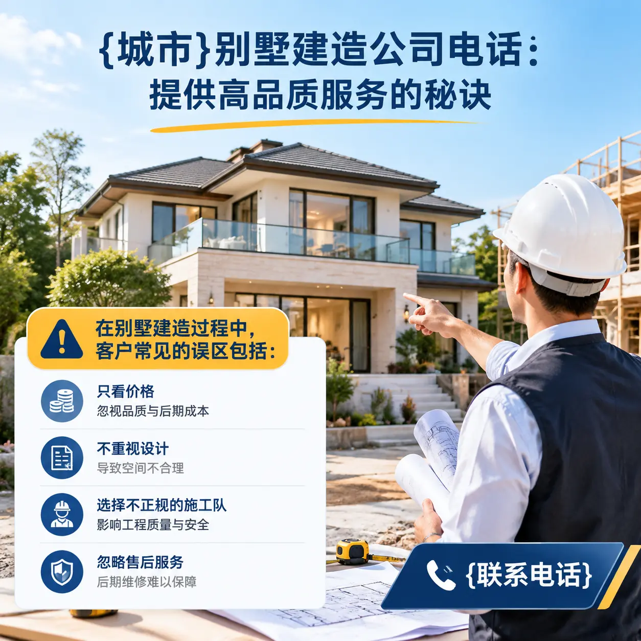 大方别墅建造公司电话：提供高品质服务的秘诀