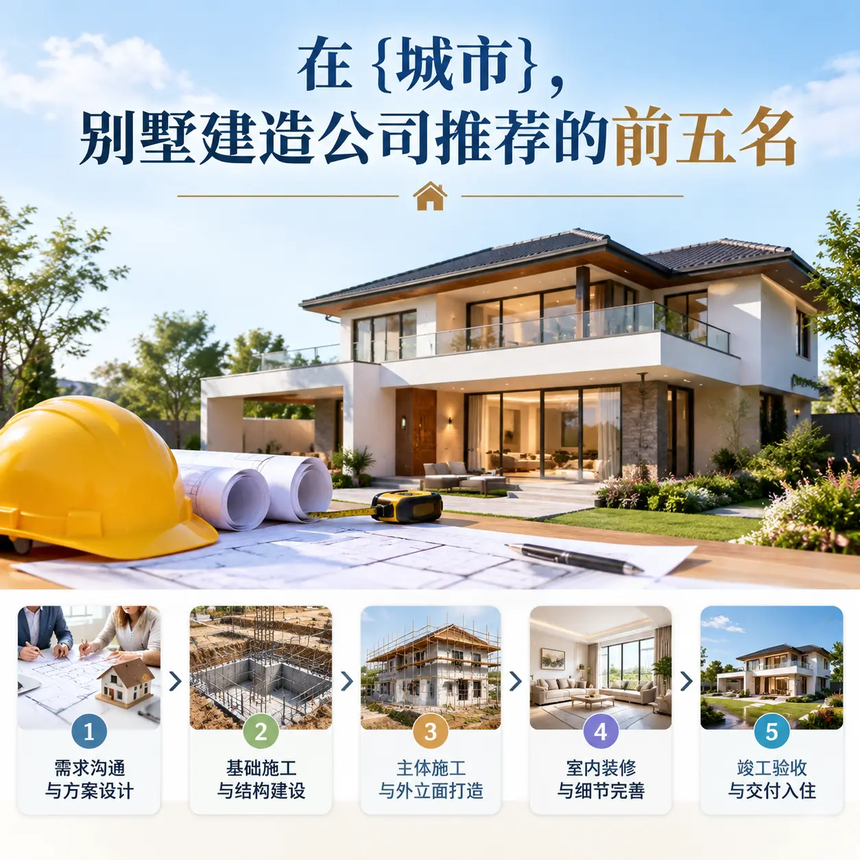 在 大方，别墅建造公司推荐的前五名